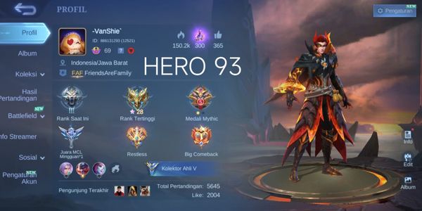 #32 CHEAP MOBILE LEGEND ACCOUNT