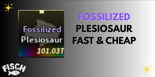 Fossilized Plesiosaur