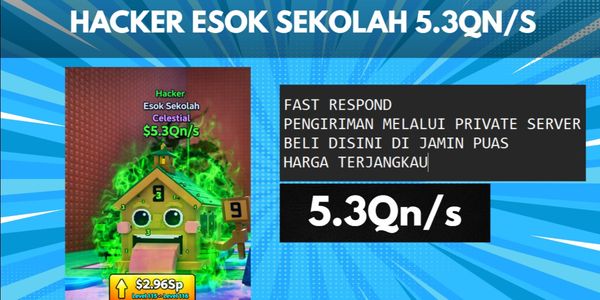 Hacker School Tomorrow 5.3Qn/s | Escape Tsunami For Brainrot