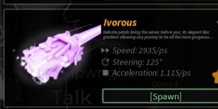 Ivorous - Boat