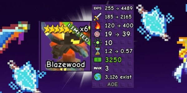 Blazewood (6 star) Limited Exclusive Unit