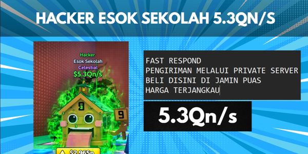 Tomorrow School 5.3Qn/s | Escape Tsunami For Brainrot