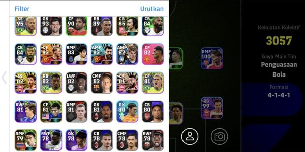 AKUN E FOOTBALL (3057) TOTAL PLAYERS 120 GG CHEAP