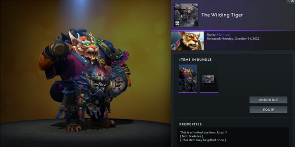 The Wilding Tiger (Brewmaster Set) Collector Cache TI11