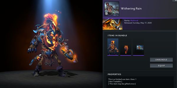 Withering Pain (Clinkz Set) Collector Cache 2022