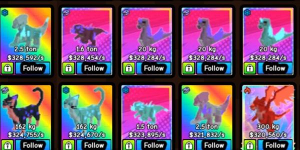 حيوان عشوائي 300 ألف Build A Zoo