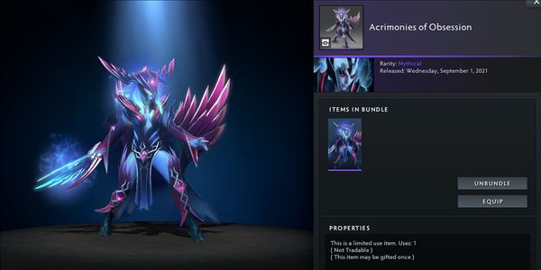 Acrimonies of Obsession (Vengeful Spirit Set) Collector Cache TI11