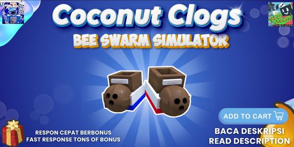 Joki Coconut Clogs | Bee Swarm Simulator