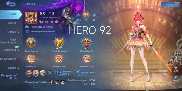 #50 CHEAP MOBILE LEGEND ACCOUNT