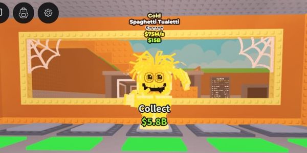 Gold Spaghetti Tualetti
