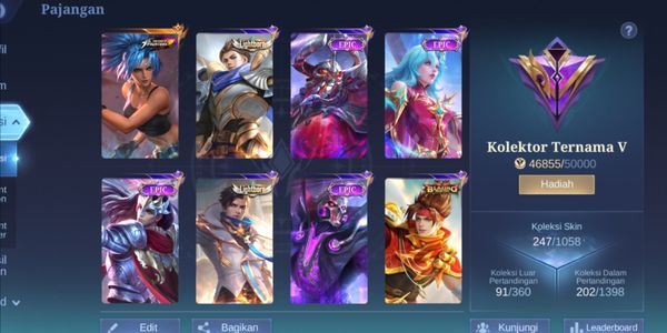 Famous ML Collector Account V Cheap and Safe