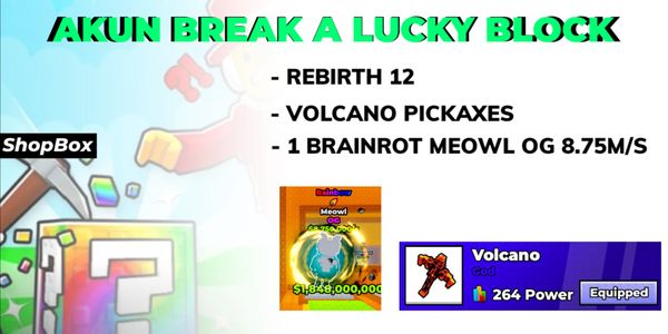 AKUN BREAK A LUCKY BLOCK
