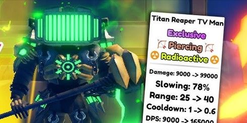 Titan Reaper TV Man - Toilet Tower Defense