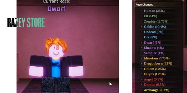 STARTER ACCOUNT RACE DWARF