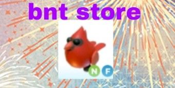 neon fly red cardinal