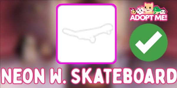 لوح تزلج Neon White | توصيل سريع