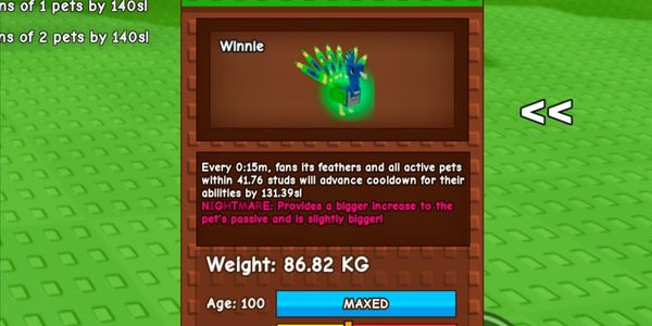 Nightmare Titan Peacock
