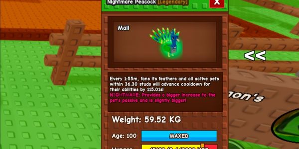 Nightmare Huge Peacock