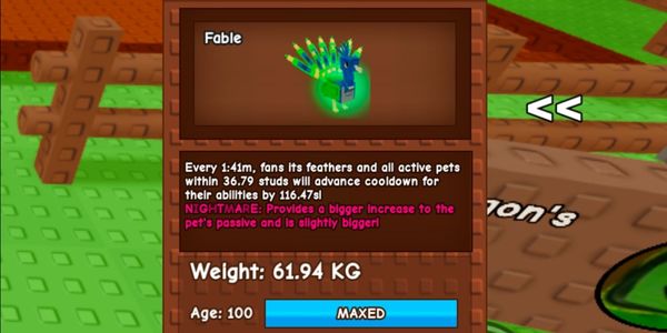 Nightmare Titan Peacock