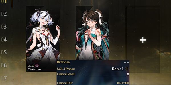 [ASIA] Starter Camellya, Zhezhi | UL 3-10