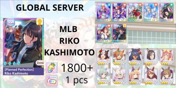 [Global] Starter Account MLB Riko Kashimoto - Uma Musume Pretty Derby