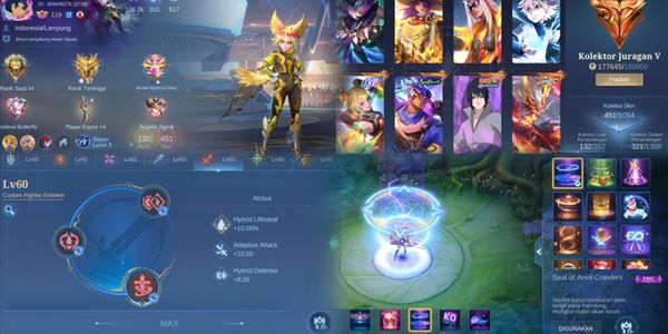ML Sultan Account Skin451 Hero130 EmblemMax. 2Legend, Collab Leomord, Harith, Melissa, Joy, Suyou, Fanny, Moskov, Karrie, Lesley, Selena, etc. CHECK SS