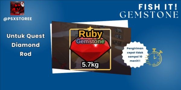 Gemstone Ruby (For Diamond Rod Quest)