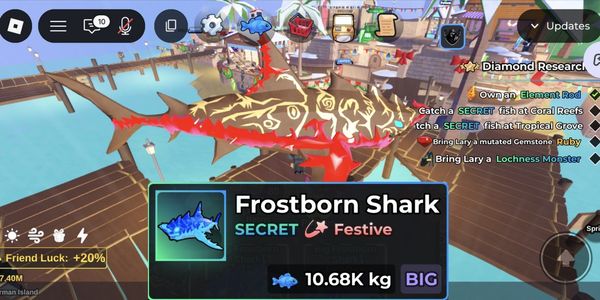 Festive Frostborn Shark