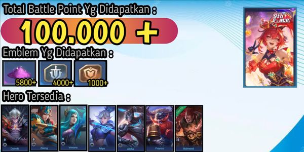 Akun Smurf Bp Banyak + Skin Deluxe #01