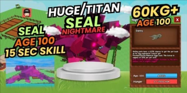 TITAN HUGE SEAL 60KG+ NIGHTMARE