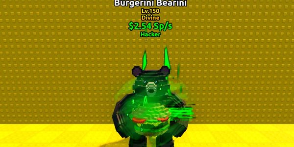 Burgerini Bearini Level 150 (Max Level) 2.54/sp/s Hacker