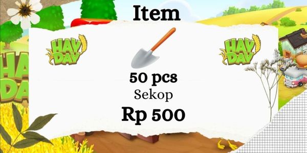 Sekop / Shovel 50 pcs