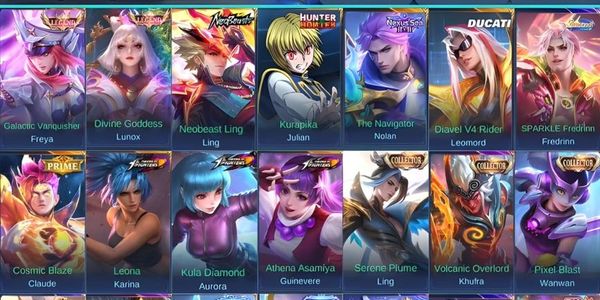[367 Skins] | Limited + Collab + Legends | Freya Legend | Lunox Legend | Leomord Ducati | Ling Neobeasts | Julian Hunter x Hunter #F48