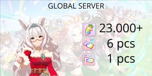 [Global] Starter Account Biwa Hayahide (Christmas) - Uma Musume Pretty Derby
