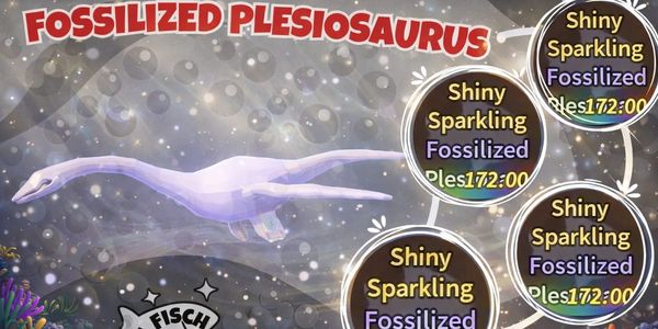 Fish Fossilized Plesiosaurus | RBL