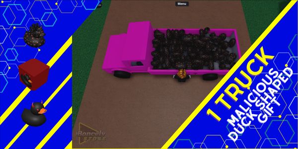 1 Truck Pink Malicious Duck Shaped Gift Lumber Tycoon 2