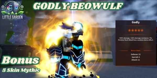 Godly Beowulf - Bonus 5 Skin Mythic | A Universal Time
