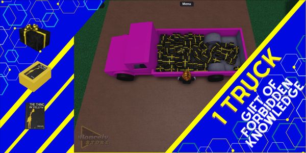 1 Truck Pink Gift of Forbidden Knowledge Lumber Tycoon 2