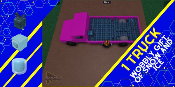 1 Truck Pink Wobbly Gift of Snow and Ice Lumber Tycoon 2