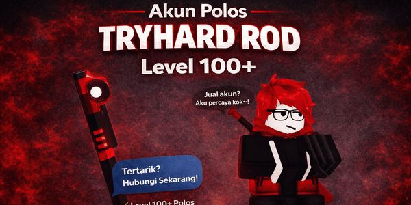 Plain Tryhard Account Rod Level 100+