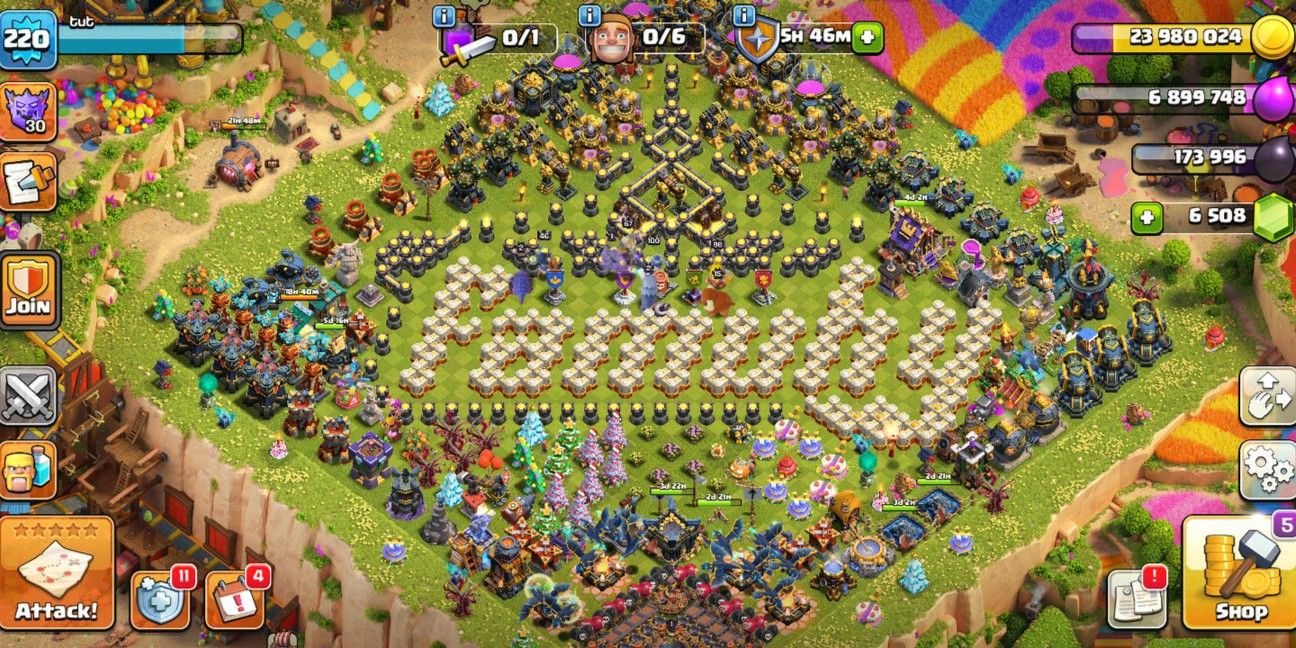 2 SCENERY | CHEAP | TH18 SEMI MAX | EXP 220 | Tut | HERO 96 100 60 67 46 | GEMS 6508 | CN FREE