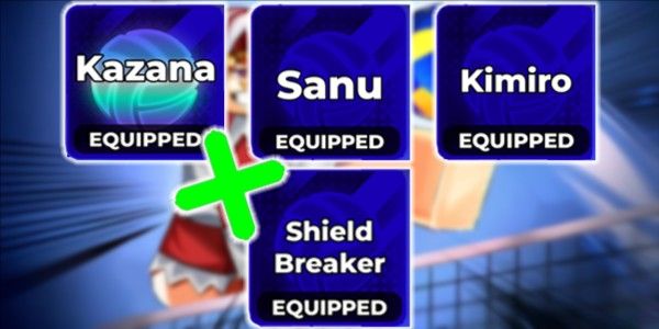 Kazana + Sanu (Sanju) + Kimiro (Kisuki) + Shield Breaker | Volleyball Legends | Safe Account