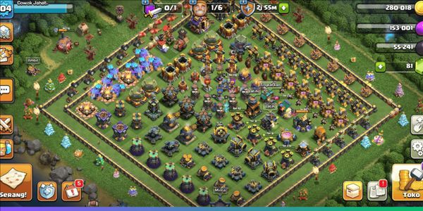 Akun coc TH 17 semi max - Termurah Bergaransi