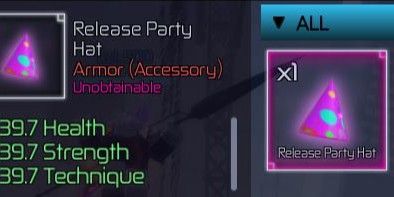 Release Party Hat - Jujutsu Infinite