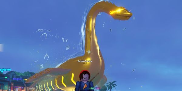 Gold Lochness Monster