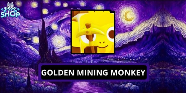 Golden Huge Mining Monkey