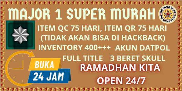 SHOP OPEN 24 HOURS DURING RAMADAN MAYOR 1 SUPER SULTAN CHEAP, DATPOL ANTI HACKBACK