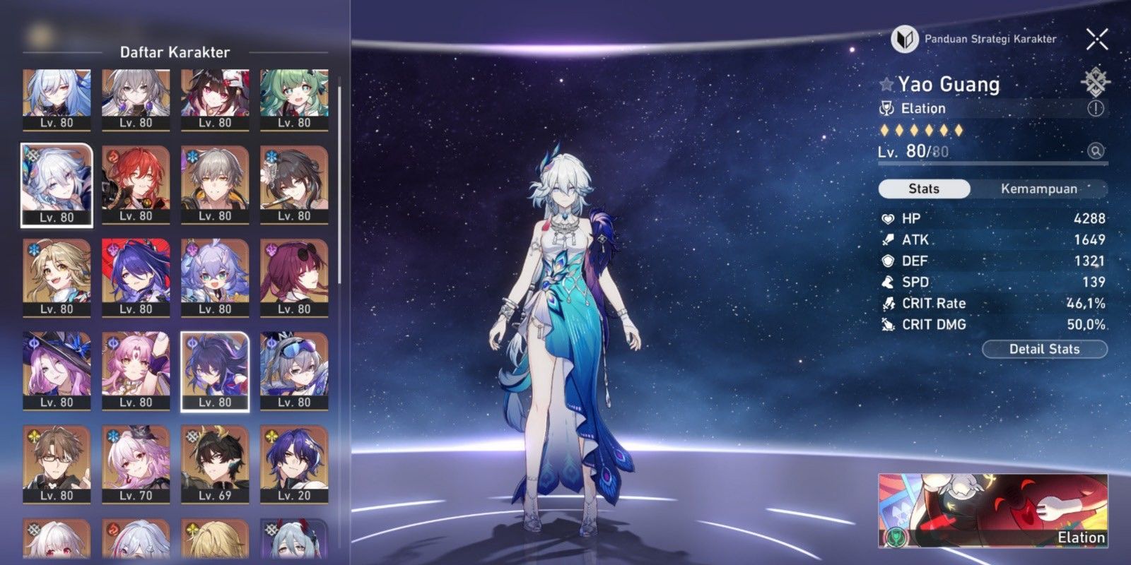 Beli Akun ( 15 LIMIT SSR + 7 NORMAL SSR ) Evernight + Yao Guang + Seele ...