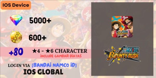 EX ZORO AND KAIDO HYBRID - Account One Piece Bounty Rush EUR 20,00