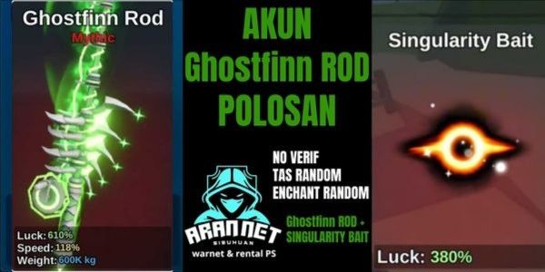 AKUN GHOSTFINN ROD POLOSAN
